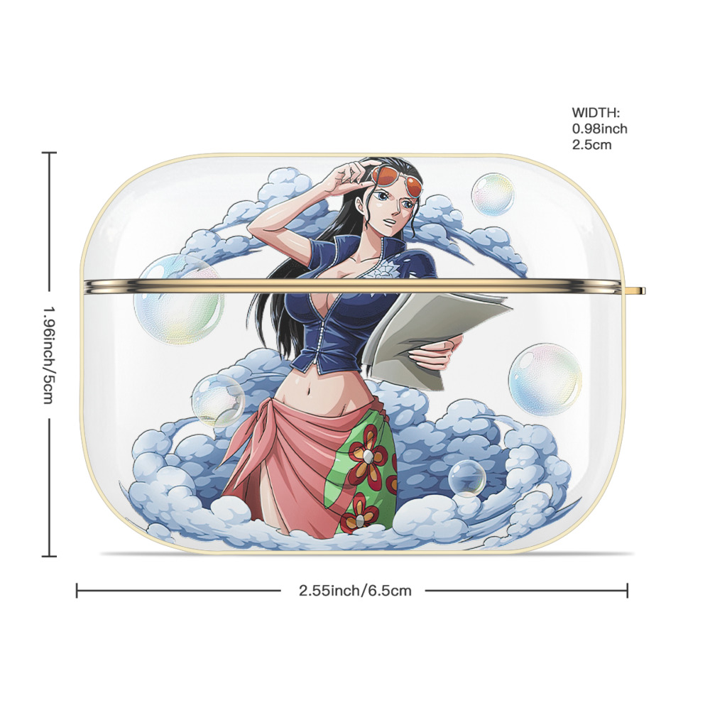 ワンピース ニコ・ロビン ONE PIECE Nico Robin 【AirPods Pro用】ハードシェル保護ケース｜耐衝撃・防指紋・カラビナ付き商品仕様