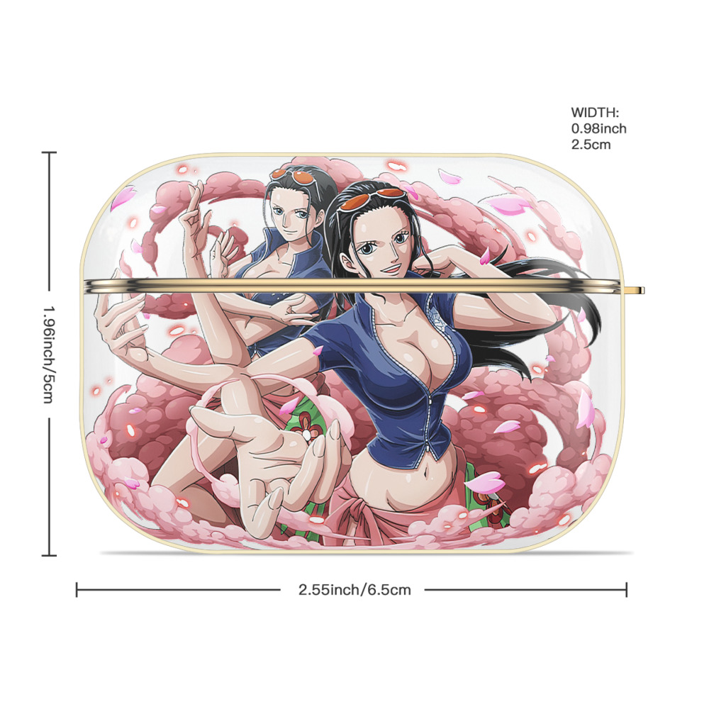 ワンピース ニコ・ロビン ONE PIECE Nico Robin 【AirPods Pro用】ハードシェル保護ケース｜耐衝撃・防指紋・カラビナ付き商品仕様