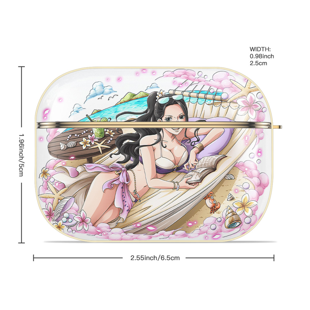ワンピース ニコ・ロビン ONE PIECE Nico Robin 【AirPods Pro用】ハードシェル保護ケース｜耐衝撃・防指紋・カラビナ付き商品仕様