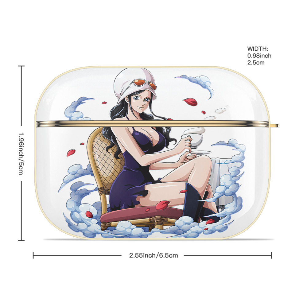 ワンピース ニコ・ロビン ONE PIECE Nico Robin 【AirPods Pro用】ハードシェル保護ケース｜耐衝撃・防指紋・カラビナ付き商品仕様