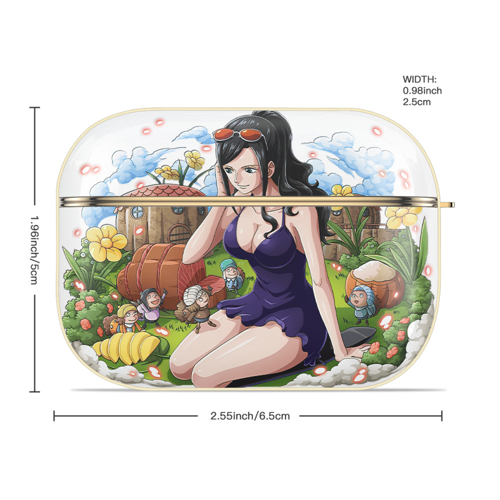 ワンピース ニコ・ロビン ONE PIECE Nico Robin 【AirPods Pro用】ハードシェル保護ケース｜耐衝撃・防指紋・カラビナ付き商品仕様