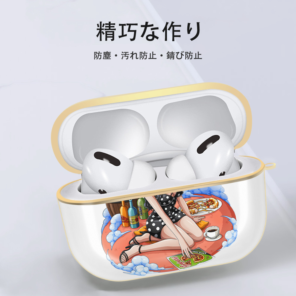 ワンピース ニコ・ロビン ONE PIECE Nico Robin 【AirPods Pro用】ハードシェル保護ケース｜耐衝撃・防指紋・カラビナ付き商品仕様