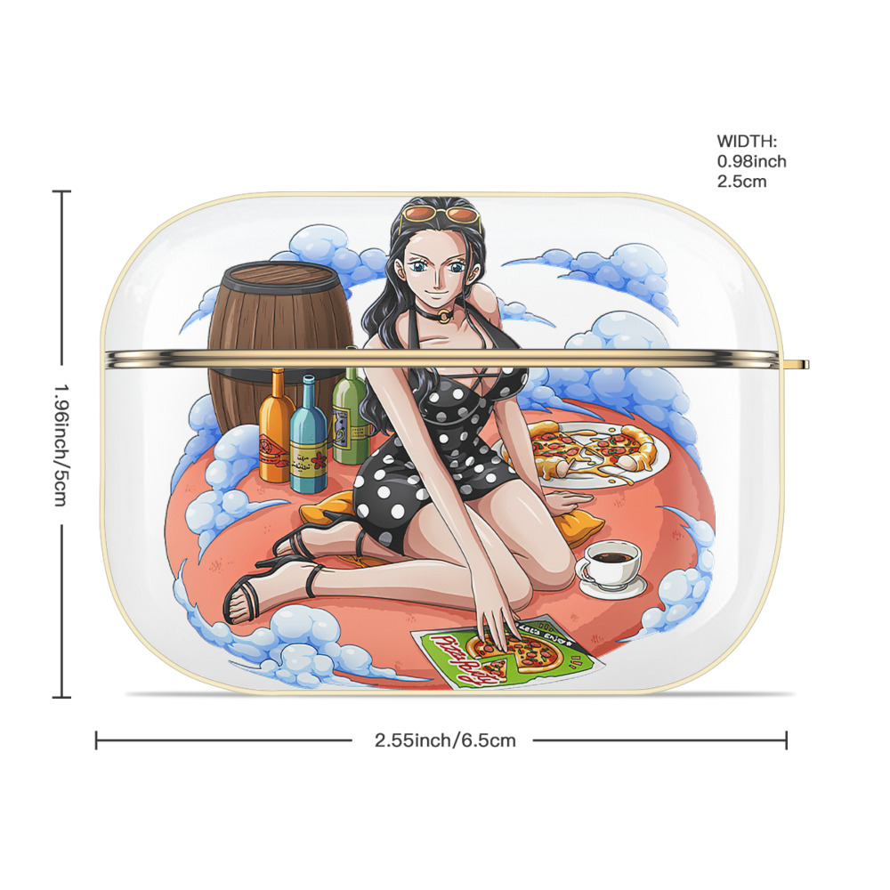 ワンピース ニコ・ロビン ONE PIECE Nico Robin 【AirPods Pro用】ハードシェル保護ケース｜耐衝撃・防指紋・カラビナ付き商品仕様