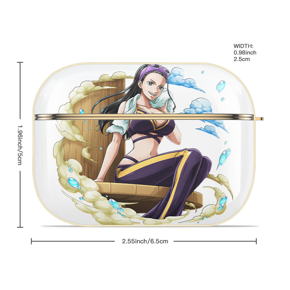 ワンピース ニコ・ロビン ONE PIECE Nico Robin 【AirPods Pro用】ハードシェル保護ケース｜耐衝撃・防指紋・カラビナ付き商品仕様