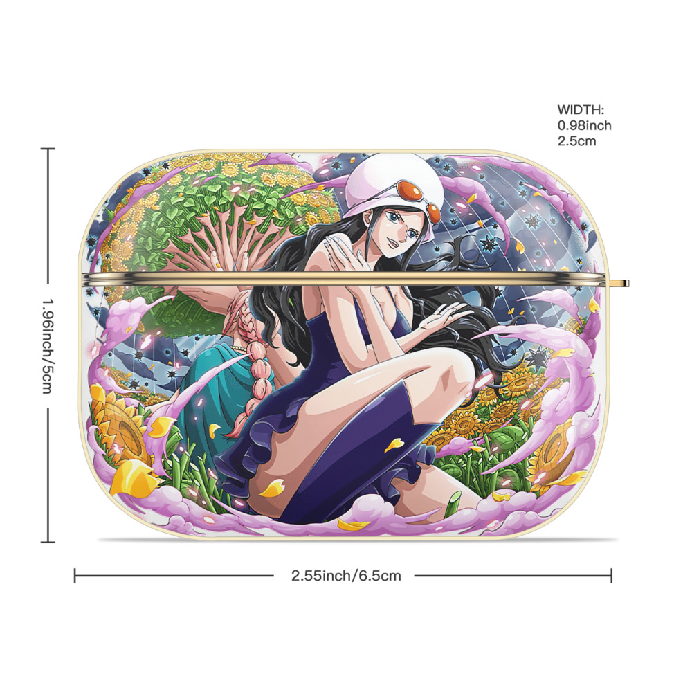 ワンピース ニコ・ロビン ONE PIECE Nico Robin 【AirPods Pro用】ハードシェル保護ケース｜耐衝撃・防指紋・カラビナ付き商品仕様