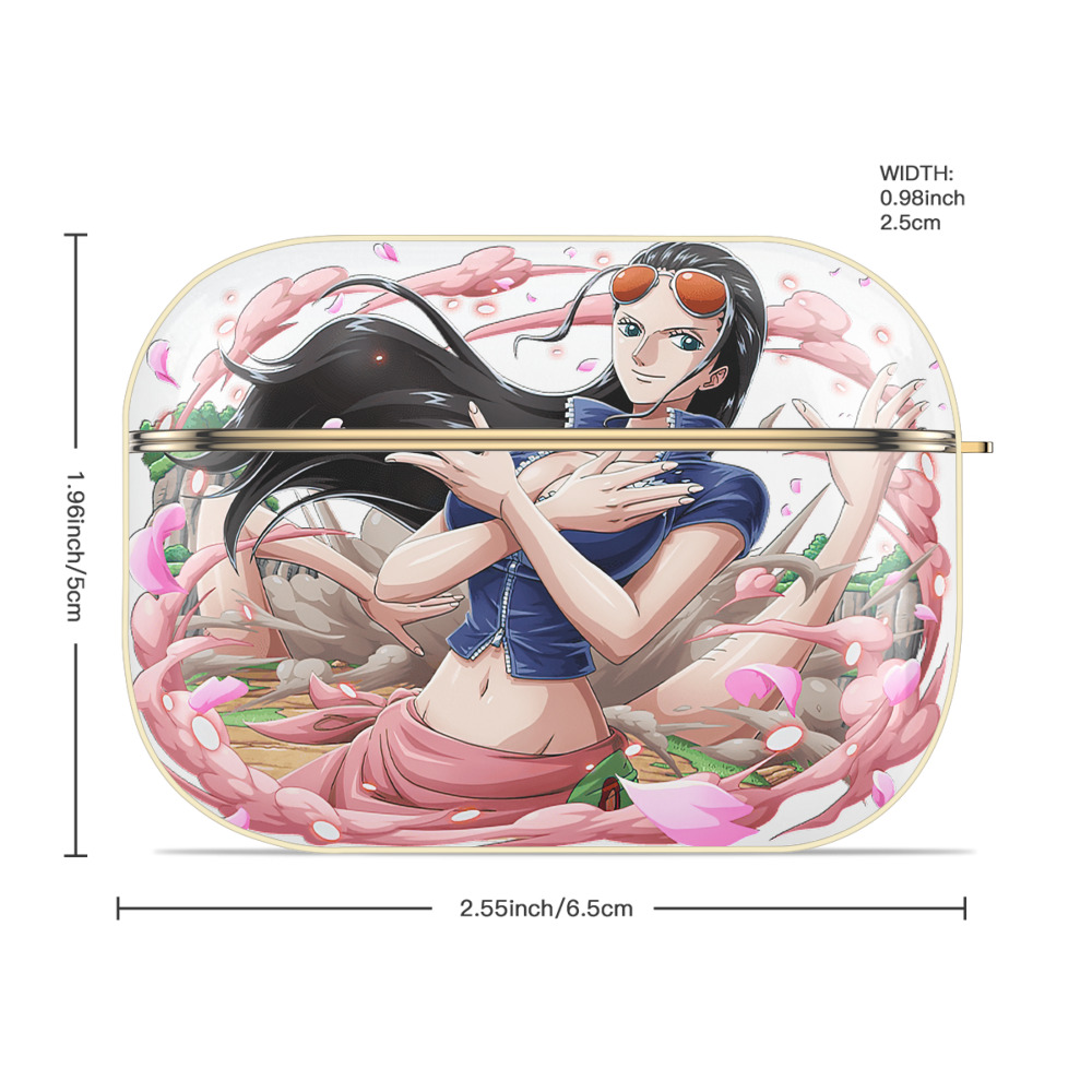 ワンピース ニコ・ロビン ONE PIECE Nico Robin 【AirPods Pro用】ハードシェル保護ケース｜耐衝撃・防指紋・カラビナ付き商品仕様