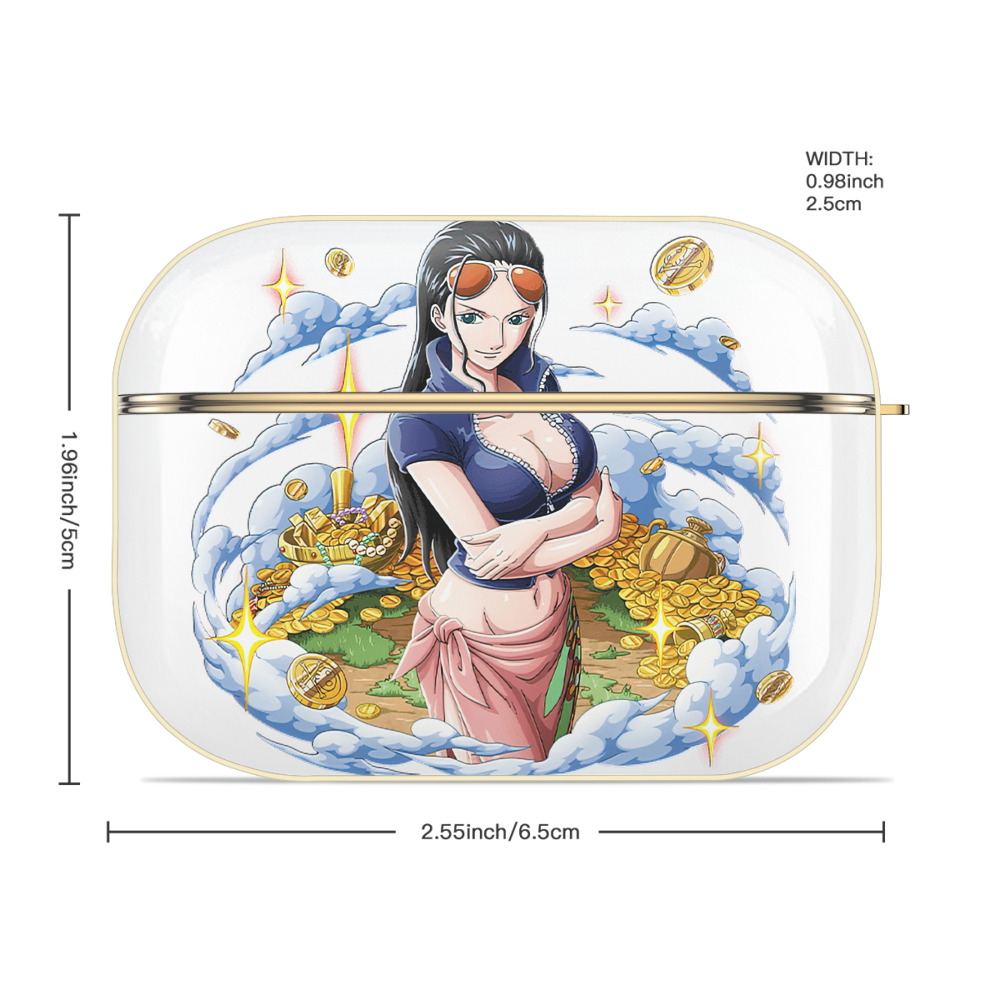 ワンピース ニコ・ロビン ONE PIECE Nico Robin 【AirPods Pro用】ハードシェル保護ケース｜耐衝撃・防指紋・カラビナ付き商品仕様