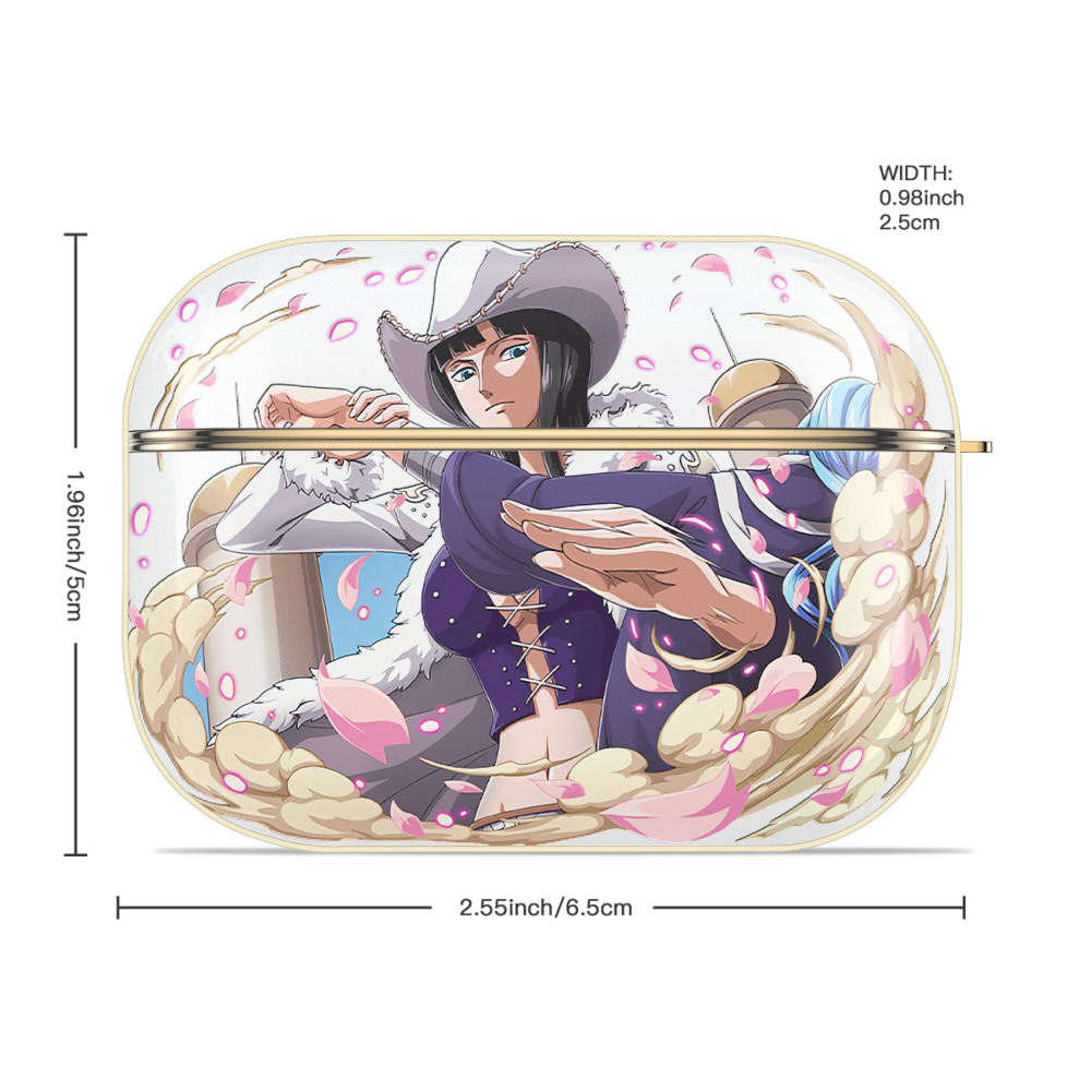 ワンピース ニコ・ロビン ONE PIECE Nico Robin 【AirPods Pro用】ハードシェル保護ケース｜耐衝撃・防指紋・カラビナ付き商品仕様