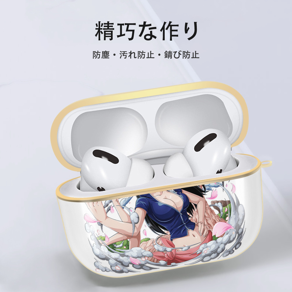 ワンピース ニコ・ロビン ONE PIECE Nico Robin 【AirPods Pro用】ハードシェル保護ケース｜耐衝撃・防指紋・カラビナ付き商品仕様