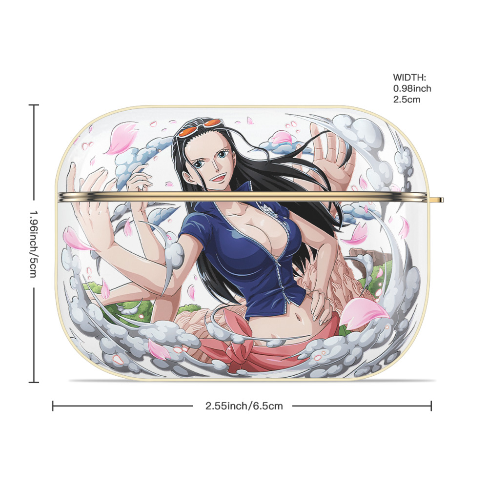 ワンピース ニコ・ロビン ONE PIECE Nico Robin 【AirPods Pro用】ハードシェル保護ケース｜耐衝撃・防指紋・カラビナ付き商品仕様