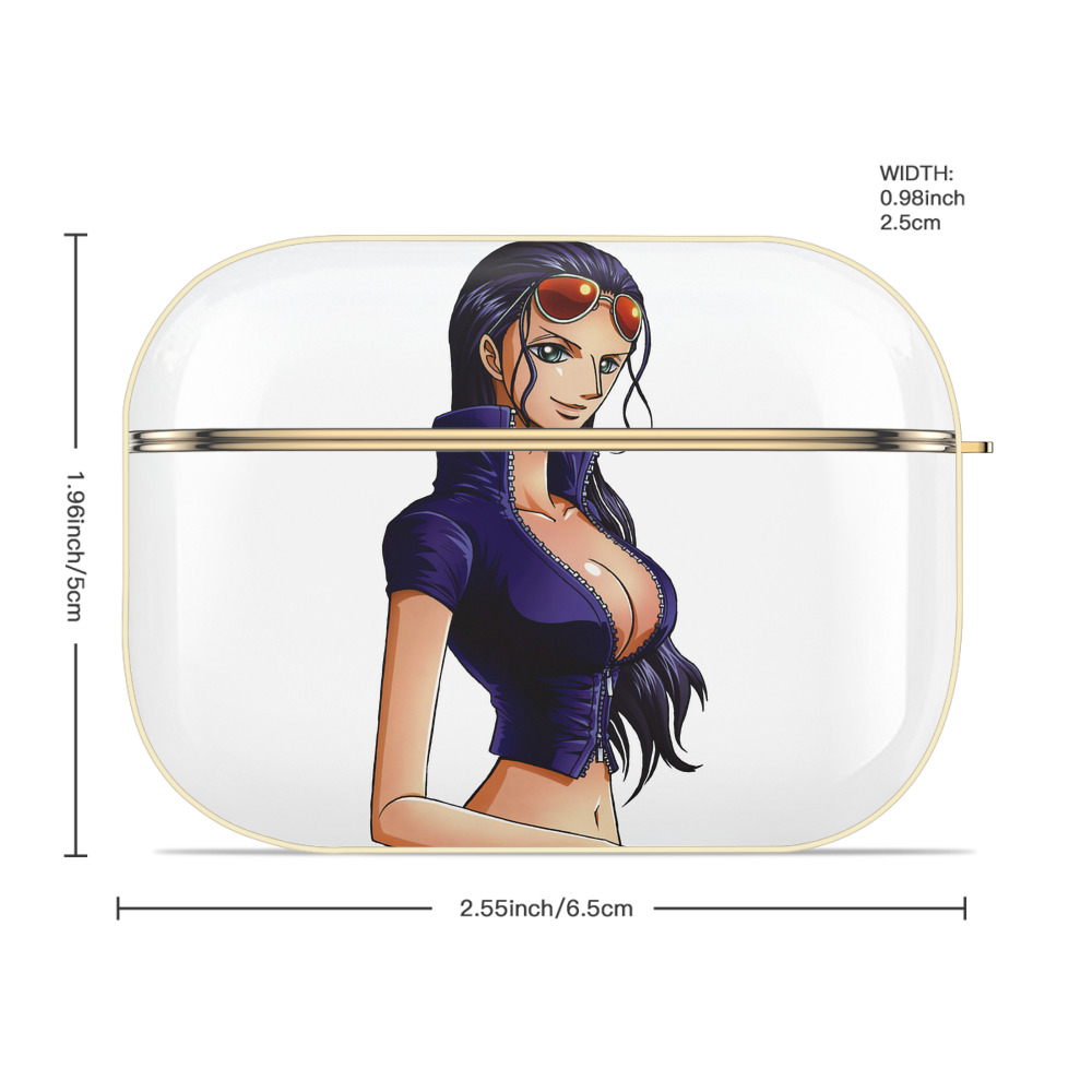 ワンピース ニコ・ロビン ONE PIECE Nico Robin 【AirPods Pro用】ハードシェル保護ケース｜耐衝撃・防指紋・カラビナ付き商品仕様