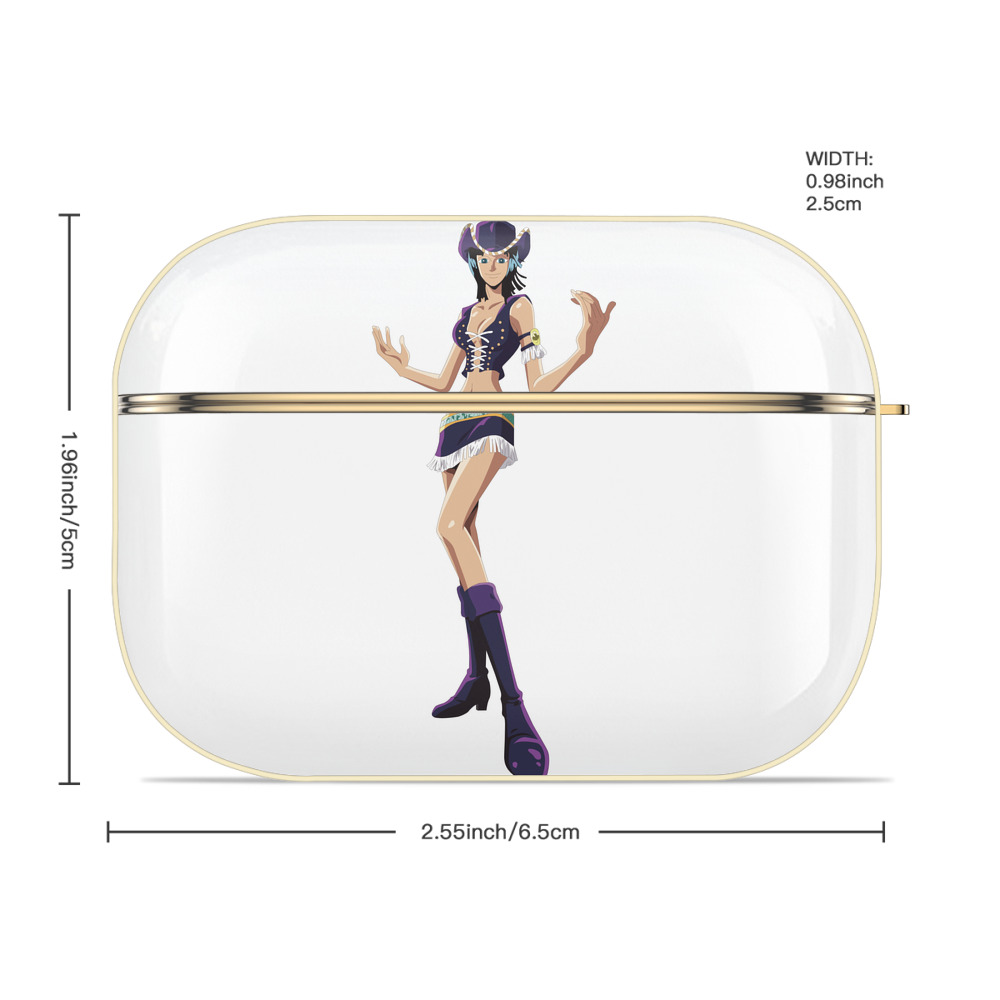 ワンピース ニコ・ロビン ONE PIECE Nico Robin 【AirPods Pro用】ハードシェル保護ケース｜耐衝撃・防指紋・カラビナ付き商品仕様