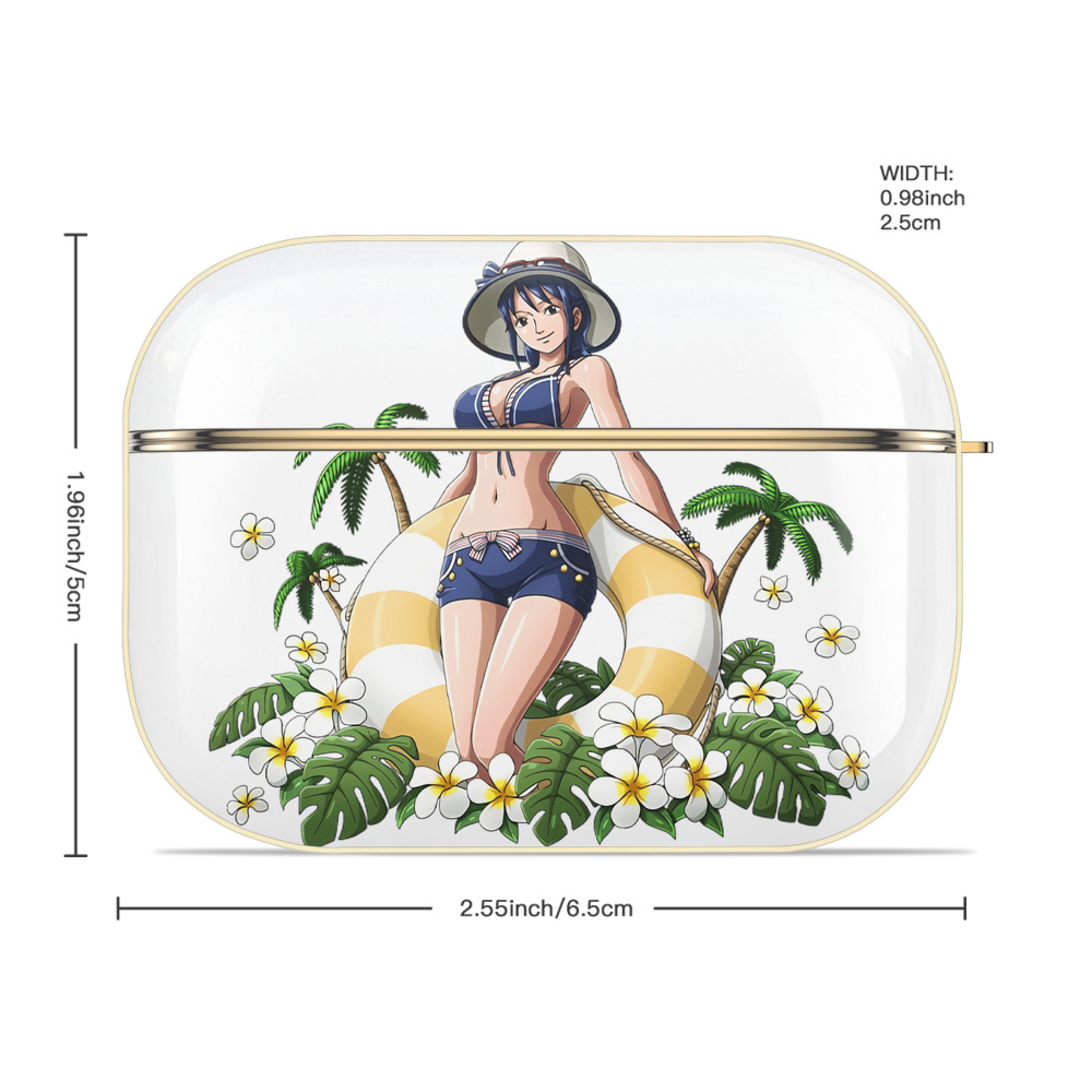 ワンピース ニコ・ロビン ONE PIECE Nico Robin 【AirPods Pro用】ハードシェル保護ケース｜耐衝撃・防指紋・カラビナ付き商品仕様