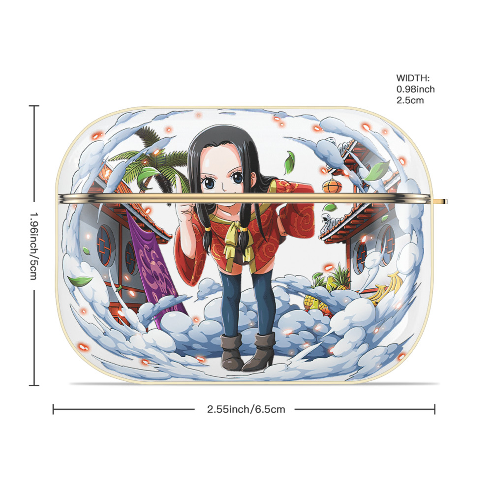 ワンピース ボア・ハンコック ONE PIECE Boa·Hancock 【AirPods Pro用】ハードシェル保護ケース｜耐衝撃・防指紋・カラビナ付き商品仕様