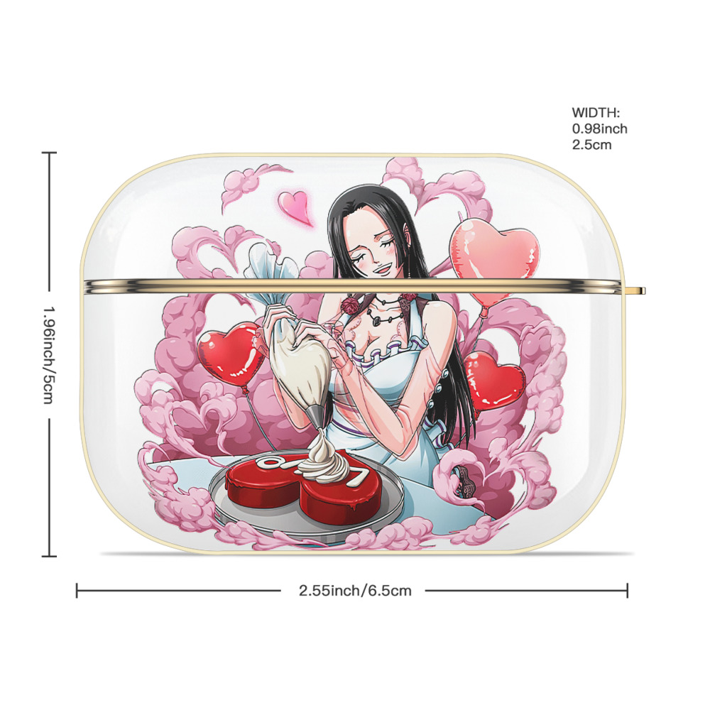 ワンピース ボア・ハンコック ONE PIECE Boa·Hancock 【AirPods Pro用】ハードシェル保護ケース｜耐衝撃・防指紋・カラビナ付き商品仕様