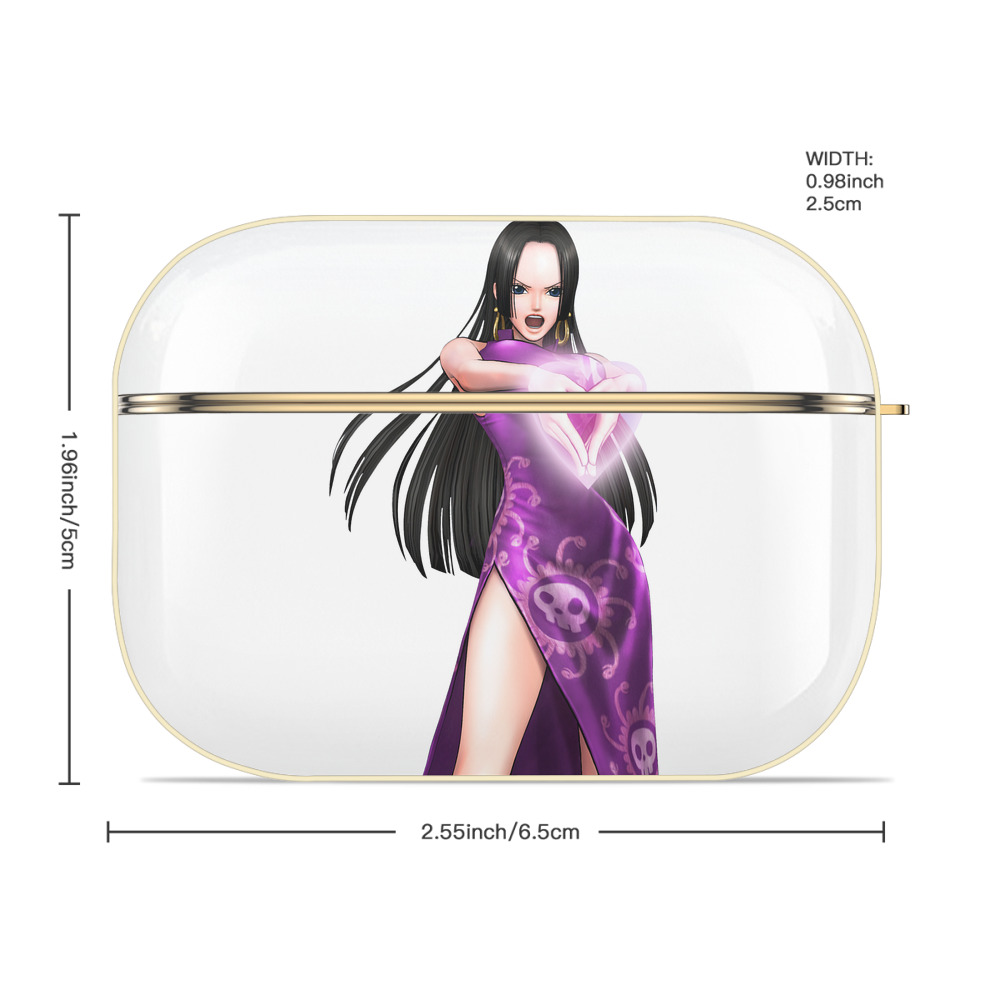ワンピース ボア・ハンコック ONE PIECE Boa·Hancock 【AirPods Pro用】ハードシェル保護ケース｜耐衝撃・防指紋・カラビナ付き商品仕様