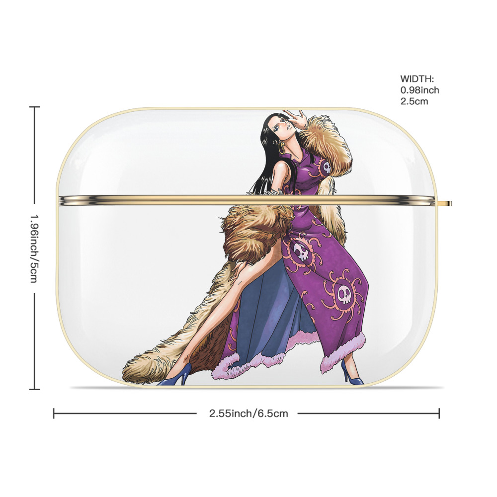 ワンピース ボア・ハンコック ONE PIECE Boa·Hancock 【AirPods Pro用】ハードシェル保護ケース｜耐衝撃・防指紋・カラビナ付き商品仕様
