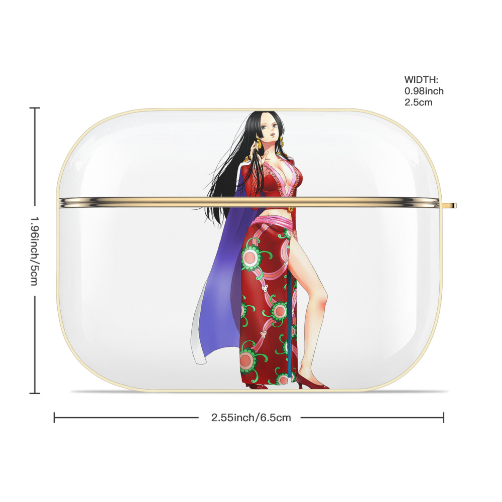ワンピース ボア・ハンコック ONE PIECE Boa·Hancock 【AirPods Pro用】ハードシェル保護ケース｜耐衝撃・防指紋・カラビナ付き商品仕様