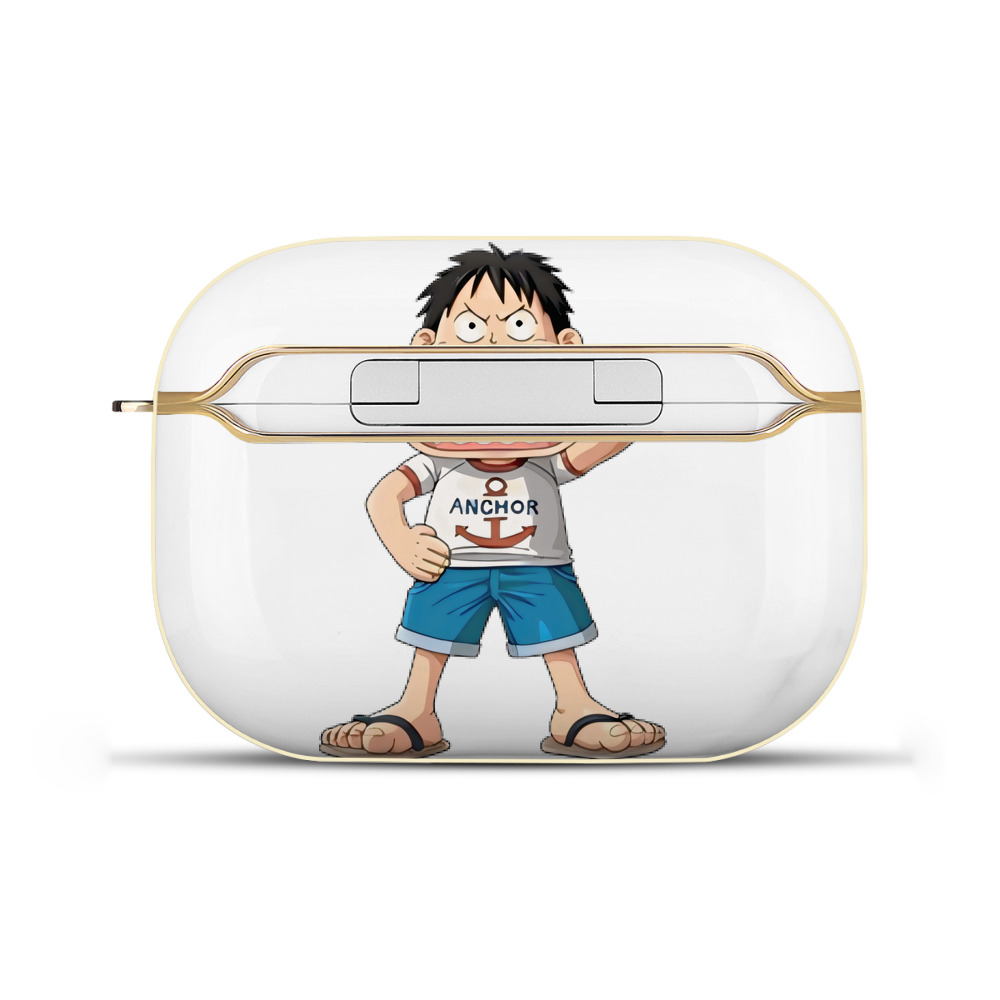 ワンピース モンキー・D・ルフィ ONE PIECE Monkey D. Luffy 【AirPods Pro用】ハードシェル保護ケース｜耐衝撃・防指紋・カラビナ付き商品仕様