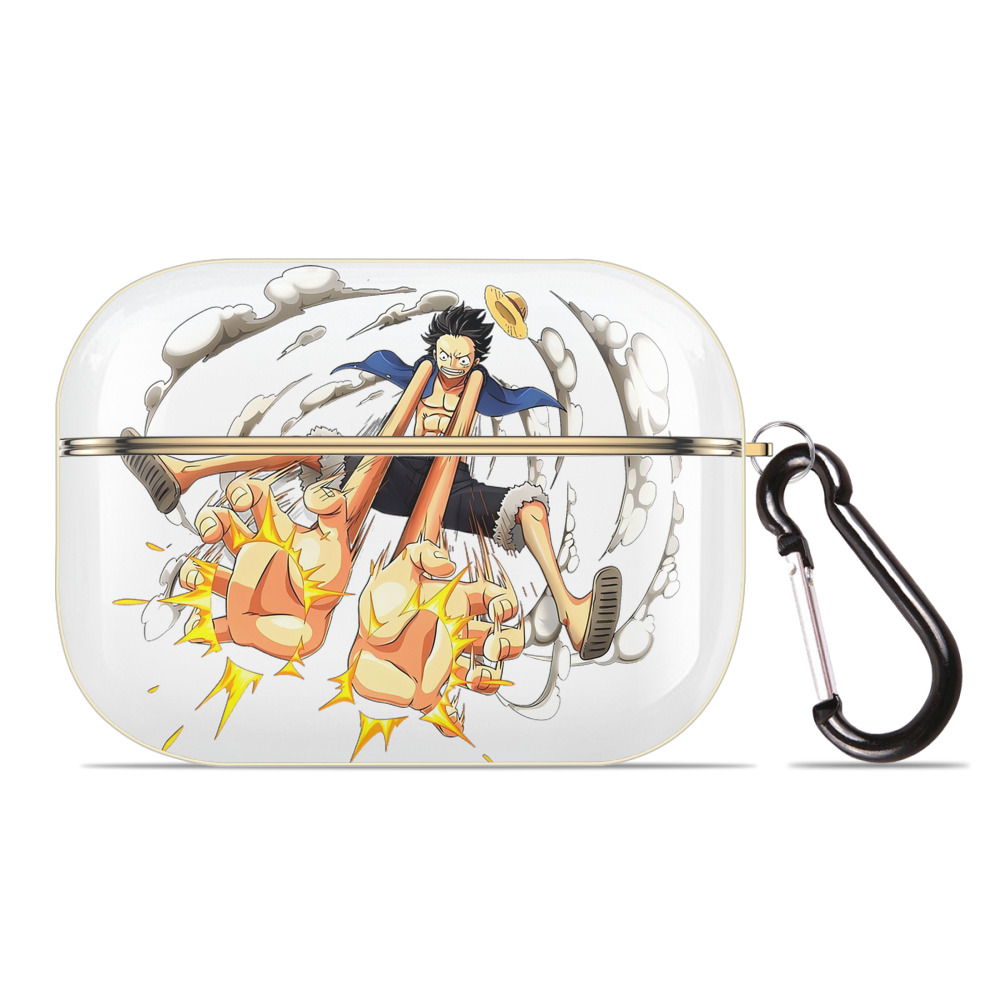 ワンピース モンキー・D・ルフィ ONE PIECE Monkey D. Luffy 【AirPods Pro用】ハードシェル保護ケース｜耐衝撃・防指紋・カラビナ付き商品仕様