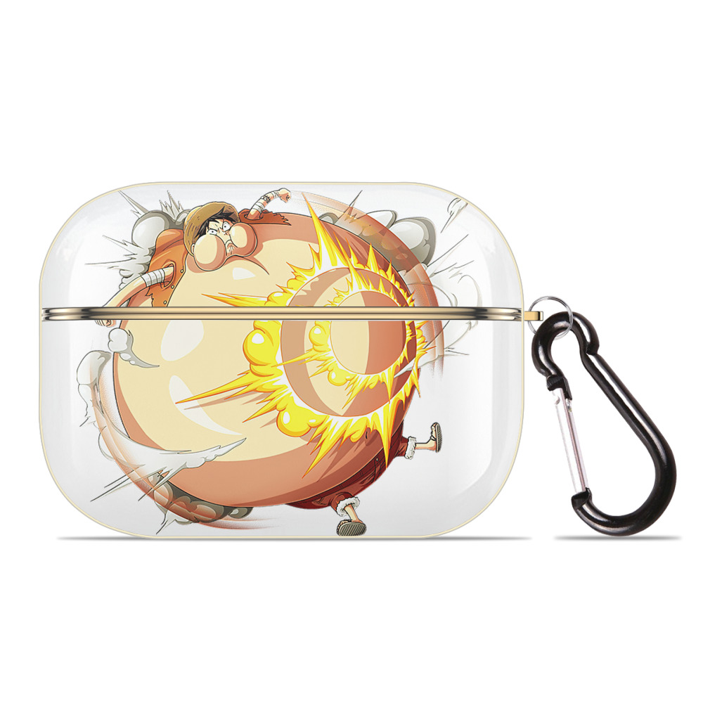 ワンピース モンキー・D・ルフィ ONE PIECE Monkey D. Luffy 【AirPods Pro用】ハードシェル保護ケース｜耐衝撃・防指紋・カラビナ付き商品仕様