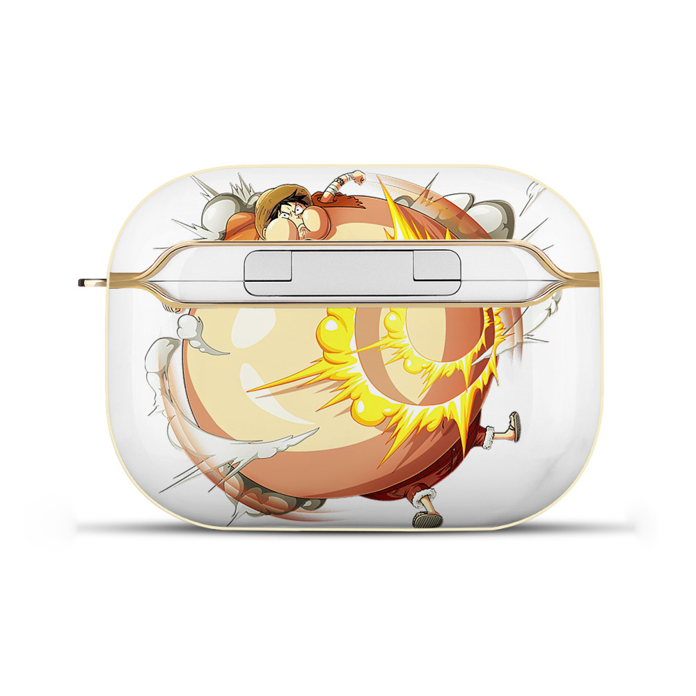 ワンピース モンキー・D・ルフィ ONE PIECE Monkey D. Luffy 【AirPods Pro用】ハードシェル保護ケース｜耐衝撃・防指紋・カラビナ付き商品仕様
