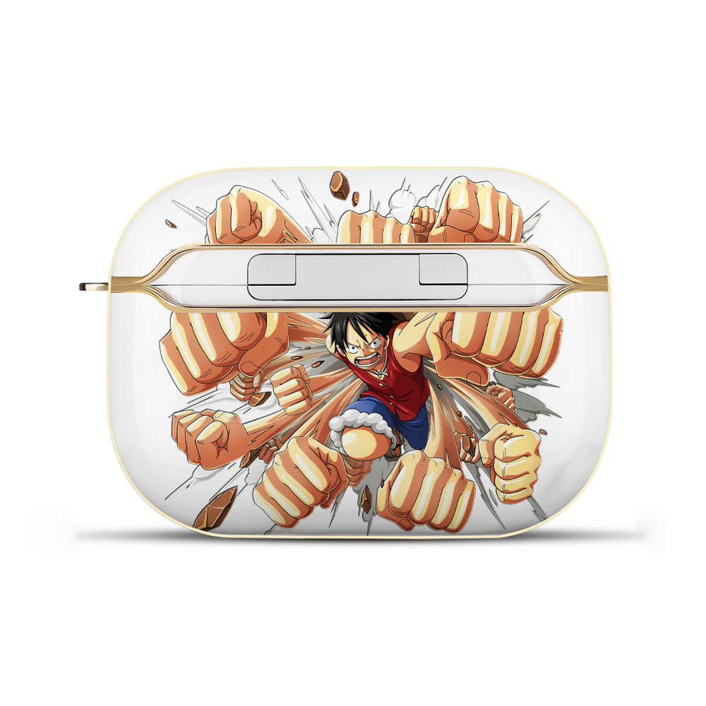 ワンピース モンキー・D・ルフィ ONE PIECE Monkey D. Luffy 【AirPods Pro用】ハードシェル保護ケース｜耐衝撃・防指紋・カラビナ付き商品仕様
