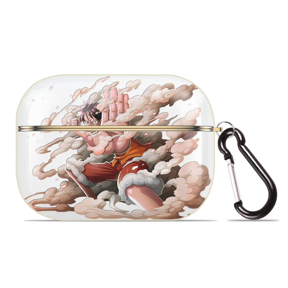 ワンピース モンキー・D・ルフィ ONE PIECE Monkey D. Luffy 【AirPods Pro用】ハードシェル保護ケース｜耐衝撃・防指紋・カラビナ付き商品仕様