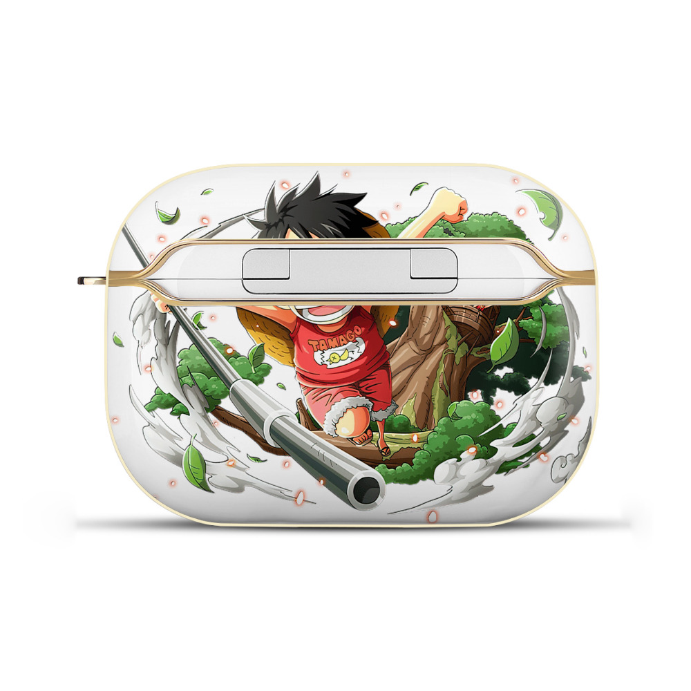 ワンピース モンキー・D・ルフィ ONE PIECE Monkey D. Luffy 【AirPods Pro用】ハードシェル保護ケース｜耐衝撃・防指紋・カラビナ付き商品仕様
