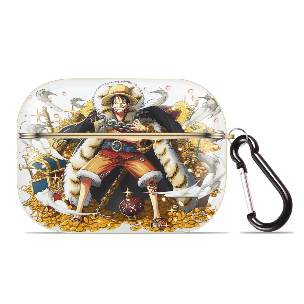 ワンピース モンキー・D・ルフィ ONE PIECE Monkey D. Luffy 【AirPods Pro用】ハードシェル保護ケース｜耐衝撃・防指紋・カラビナ付き商品仕様