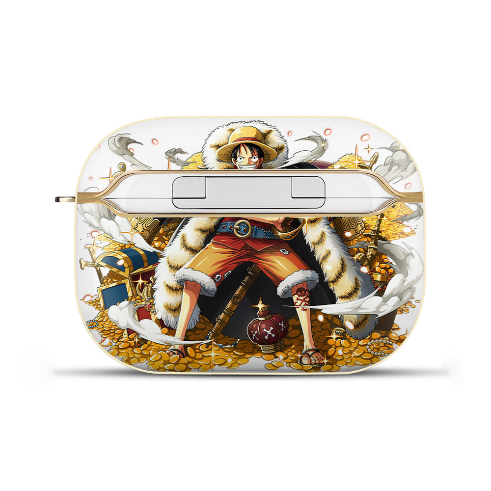ワンピース モンキー・D・ルフィ ONE PIECE Monkey D. Luffy 【AirPods Pro用】ハードシェル保護ケース｜耐衝撃・防指紋・カラビナ付き商品仕様