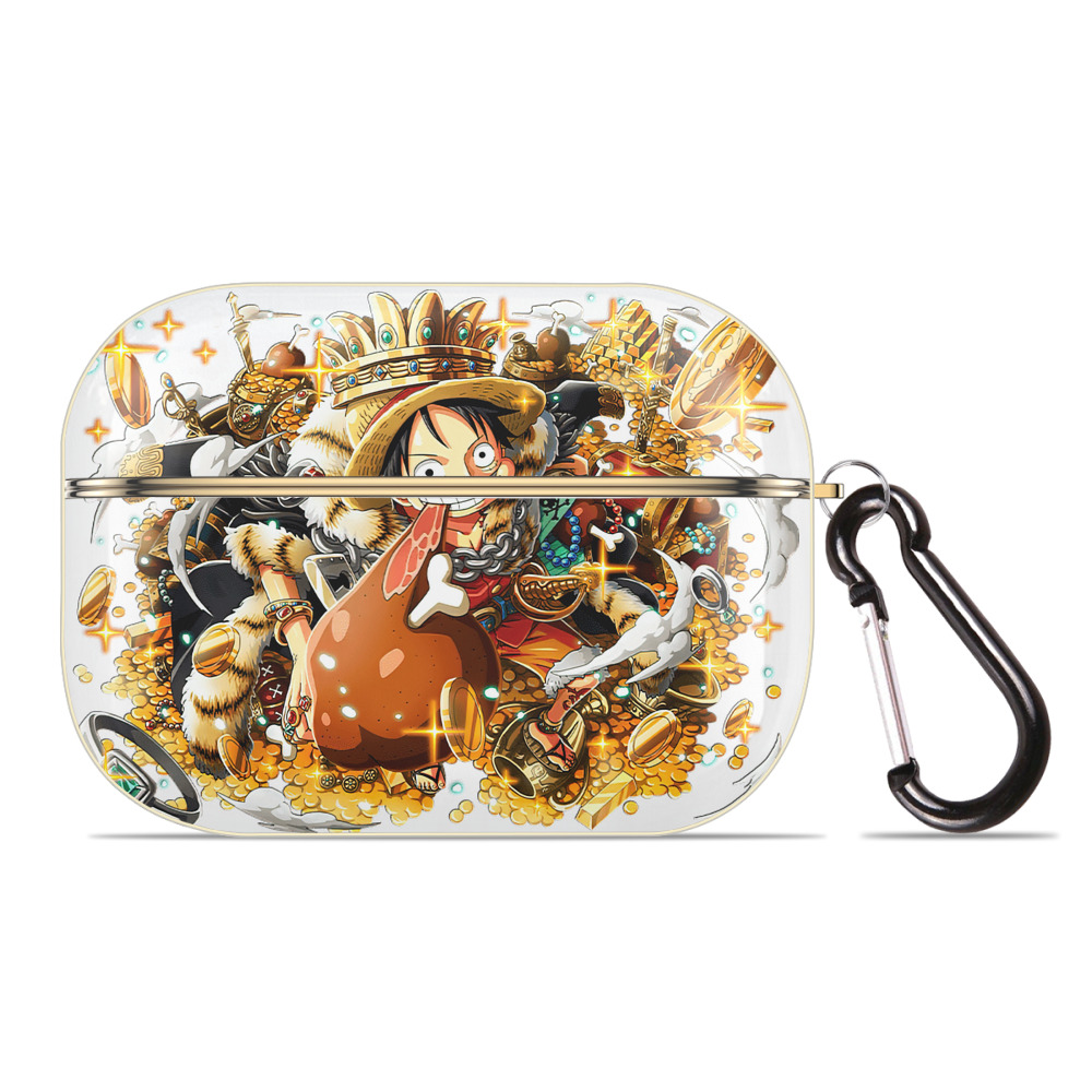 ワンピース モンキー・D・ルフィ ONE PIECE Monkey D. Luffy 【AirPods Pro用】ハードシェル保護ケース｜耐衝撃・防指紋・カラビナ付き商品仕様
