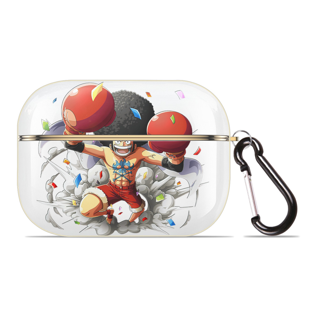 ワンピース モンキー・D・ルフィ ONE PIECE Monkey D. Luffy 【AirPods Pro用】ハードシェル保護ケース｜耐衝撃・防指紋・カラビナ付き商品仕様