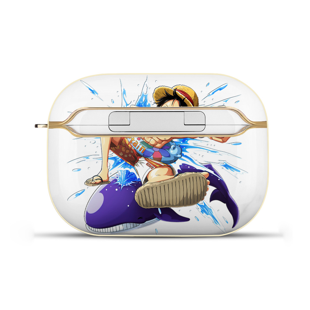 ワンピース モンキー・D・ルフィ ONE PIECE Monkey D. Luffy 【AirPods Pro用】ハードシェル保護ケース｜耐衝撃・防指紋・カラビナ付き商品仕様