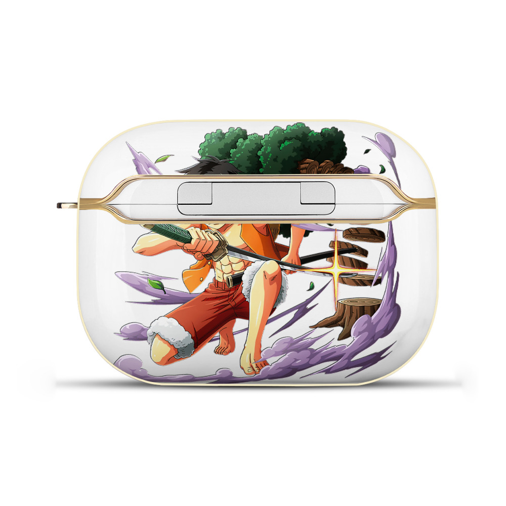 ワンピース モンキー・D・ルフィ ONE PIECE Monkey D. Luffy 【AirPods Pro用】ハードシェル保護ケース｜耐衝撃・防指紋・カラビナ付き商品仕様