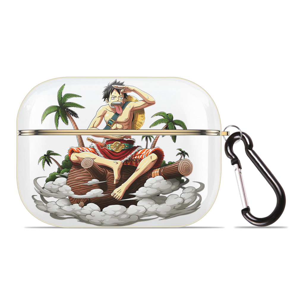 ワンピース モンキー・D・ルフィ ONE PIECE Monkey D. Luffy 【AirPods Pro用】ハードシェル保護ケース｜耐衝撃・防指紋・カラビナ付き商品仕様