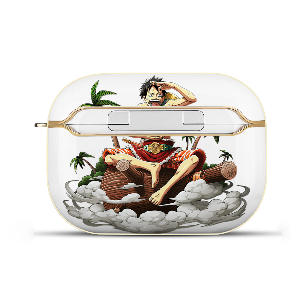 ワンピース モンキー・D・ルフィ ONE PIECE Monkey D. Luffy 【AirPods Pro用】ハードシェル保護ケース｜耐衝撃・防指紋・カラビナ付き商品仕様