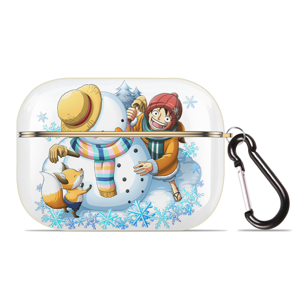 ワンピース モンキー・D・ルフィ ONE PIECE Monkey D. Luffy 【AirPods Pro用】ハードシェル保護ケース｜耐衝撃・防指紋・カラビナ付き商品仕様