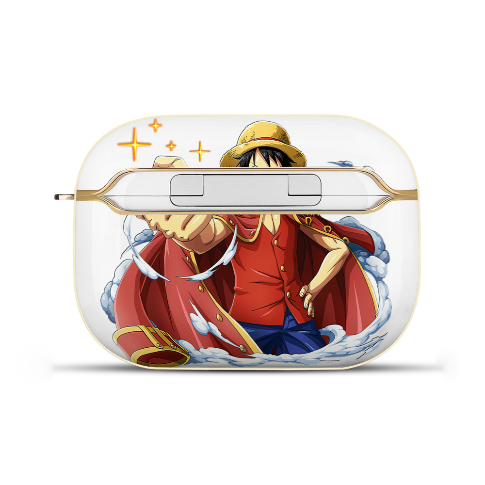 ワンピース モンキー・D・ルフィ ONE PIECE Monkey D. Luffy 【AirPods Pro用】ハードシェル保護ケース｜耐衝撃・防指紋・カラビナ付き商品仕様