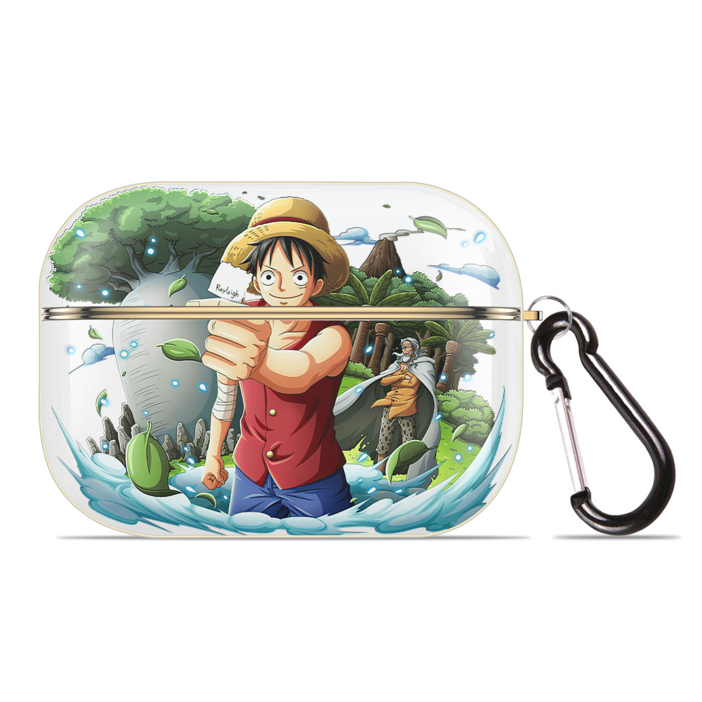 ワンピース モンキー・D・ルフィ ONE PIECE Monkey D. Luffy 【AirPods Pro用】ハードシェル保護ケース｜耐衝撃・防指紋・カラビナ付き商品仕様