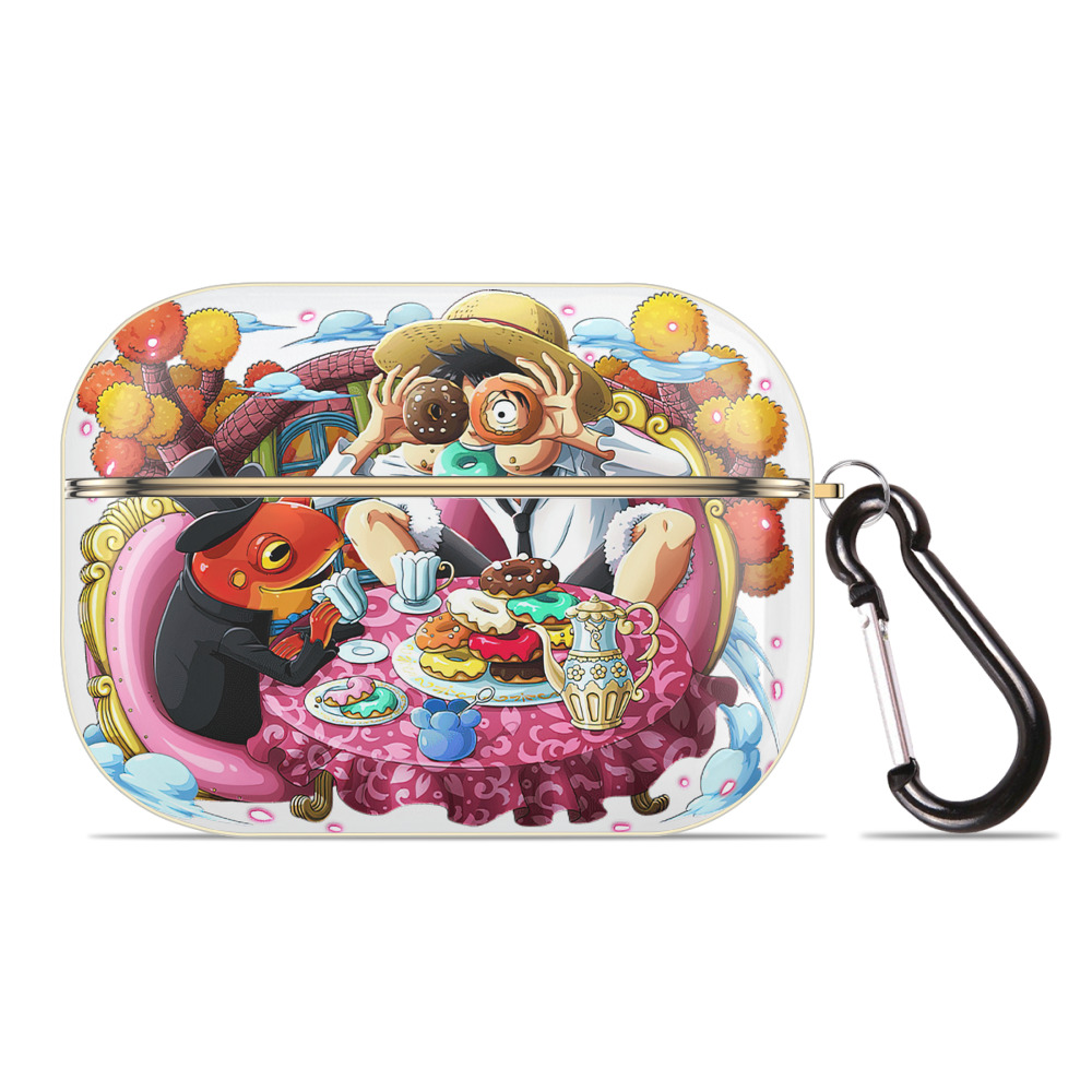 ワンピース モンキー・D・ルフィ ONE PIECE Monkey D. Luffy 【AirPods Pro用】ハードシェル保護ケース｜耐衝撃・防指紋・カラビナ付き商品仕様