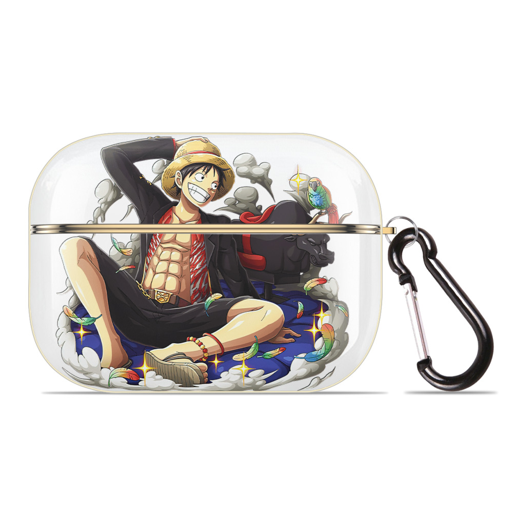 ワンピース モンキー・D・ルフィ ONE PIECE Monkey D. Luffy 【AirPods Pro用】ハードシェル保護ケース｜耐衝撃・防指紋・カラビナ付き商品仕様