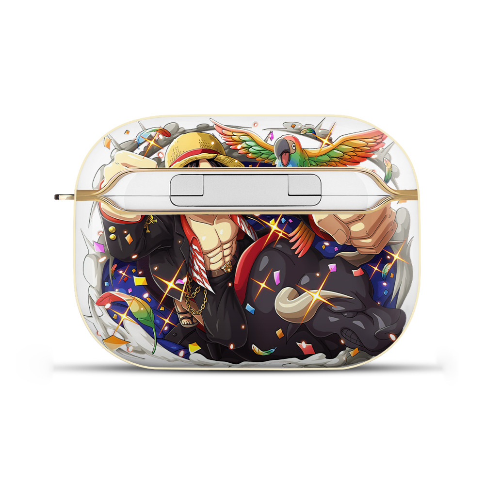 ワンピース モンキー・D・ルフィ ONE PIECE Monkey D. Luffy 【AirPods Pro用】ハードシェル保護ケース｜耐衝撃・防指紋・カラビナ付き商品仕様