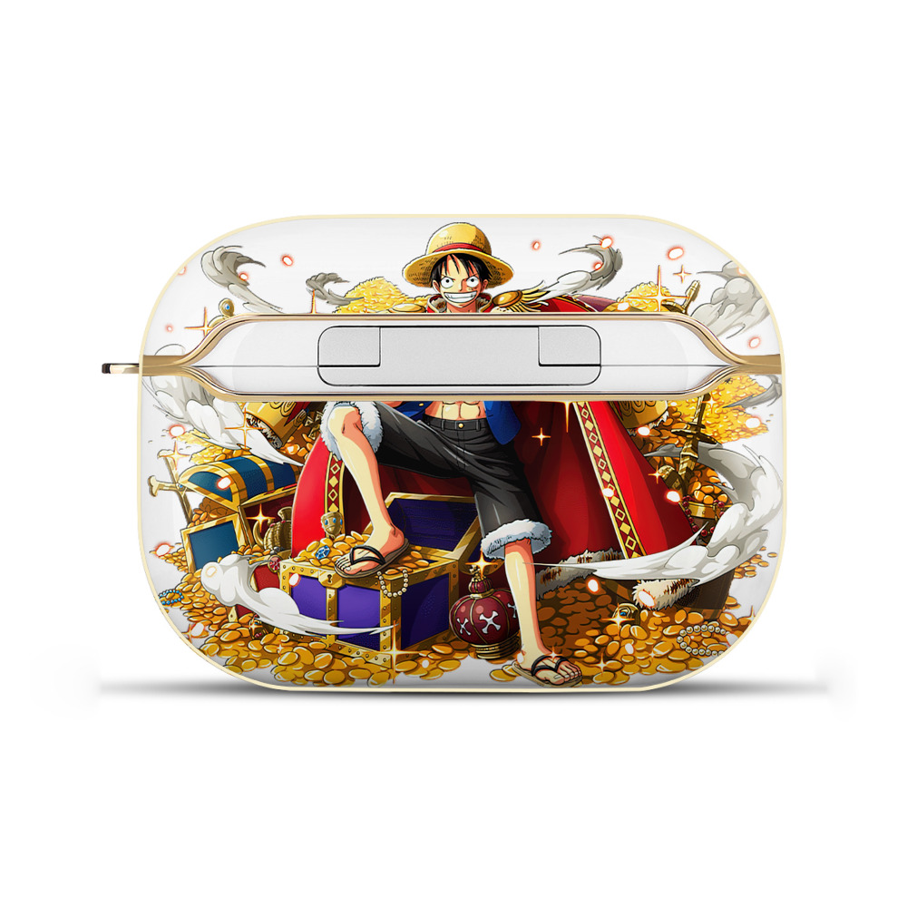 ワンピース モンキー・D・ルフィ ONE PIECE Monkey D. Luffy 【AirPods Pro用】ハードシェル保護ケース｜耐衝撃・防指紋・カラビナ付き商品仕様