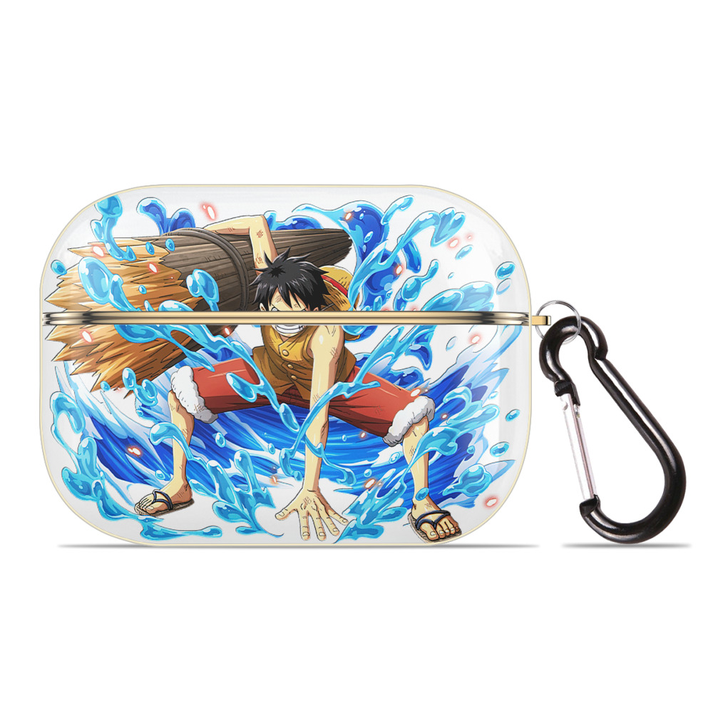 ワンピース モンキー・D・ルフィ ONE PIECE Monkey D. Luffy 【AirPods Pro用】ハードシェル保護ケース｜耐衝撃・防指紋・カラビナ付き商品仕様