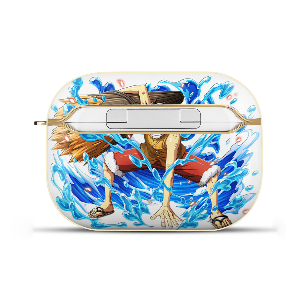 ワンピース モンキー・D・ルフィ ONE PIECE Monkey D. Luffy 【AirPods Pro用】ハードシェル保護ケース｜耐衝撃・防指紋・カラビナ付き商品仕様