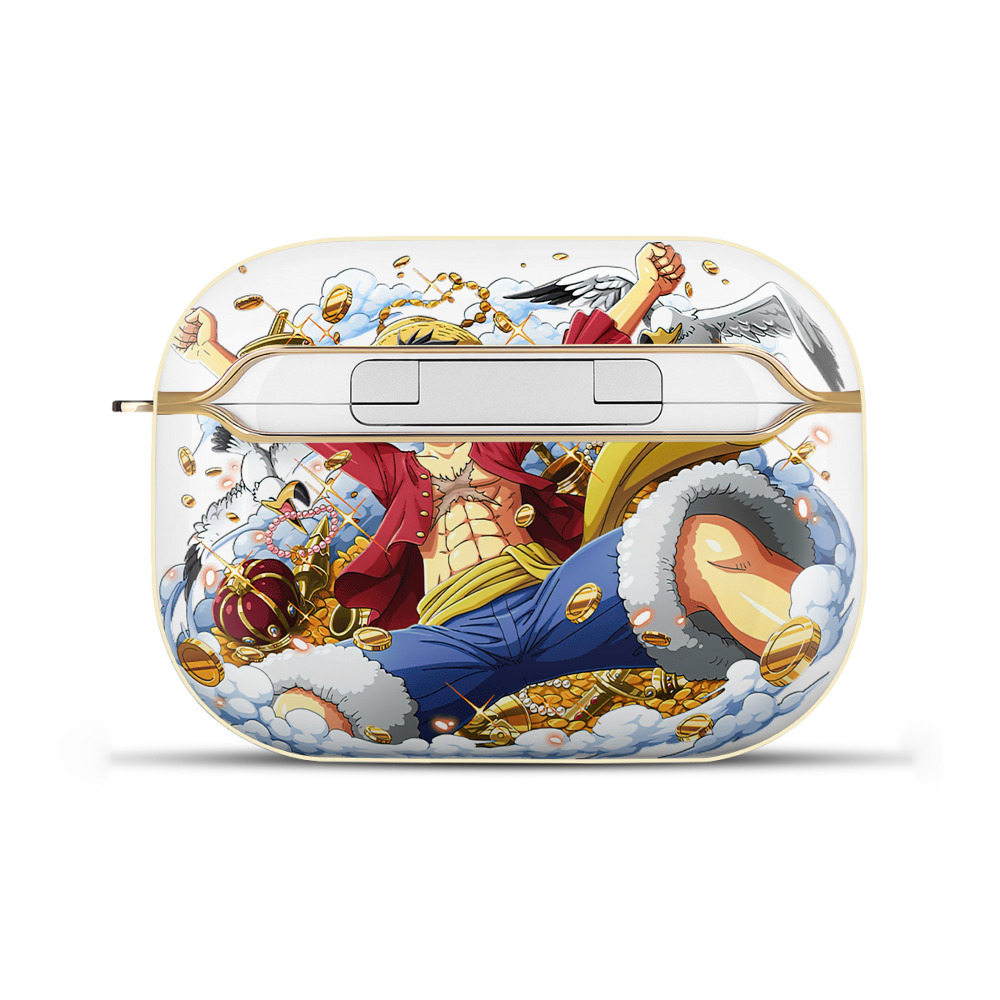 ワンピース モンキー・D・ルフィ ONE PIECE Monkey D. Luffy 【AirPods Pro用】ハードシェル保護ケース｜耐衝撃・防指紋・カラビナ付き商品仕様
