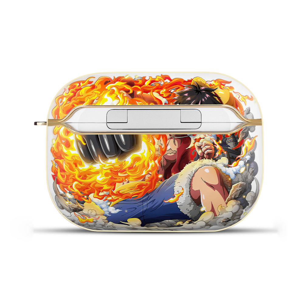 ワンピース モンキー・D・ルフィ ONE PIECE Monkey D. Luffy 【AirPods Pro用】ハードシェル保護ケース｜耐衝撃・防指紋・カラビナ付き商品仕様