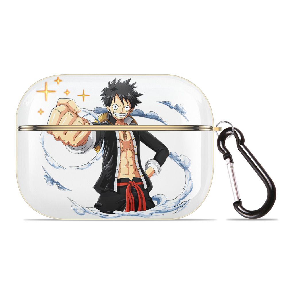 ワンピース モンキー・D・ルフィ ONE PIECE Monkey D. Luffy 【AirPods Pro用】ハードシェル保護ケース｜耐衝撃・防指紋・カラビナ付き商品仕様