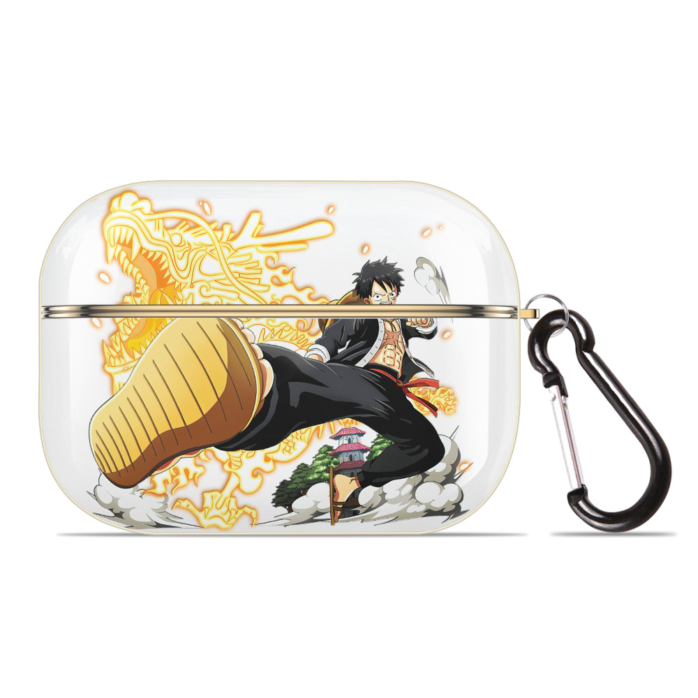 ワンピース モンキー・D・ルフィ ONE PIECE Monkey D. Luffy 【AirPods Pro用】ハードシェル保護ケース｜耐衝撃・防指紋・カラビナ付き商品仕様